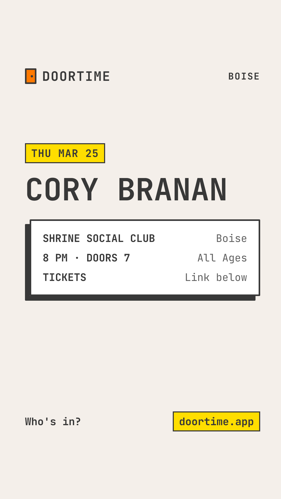 Instagram Story card