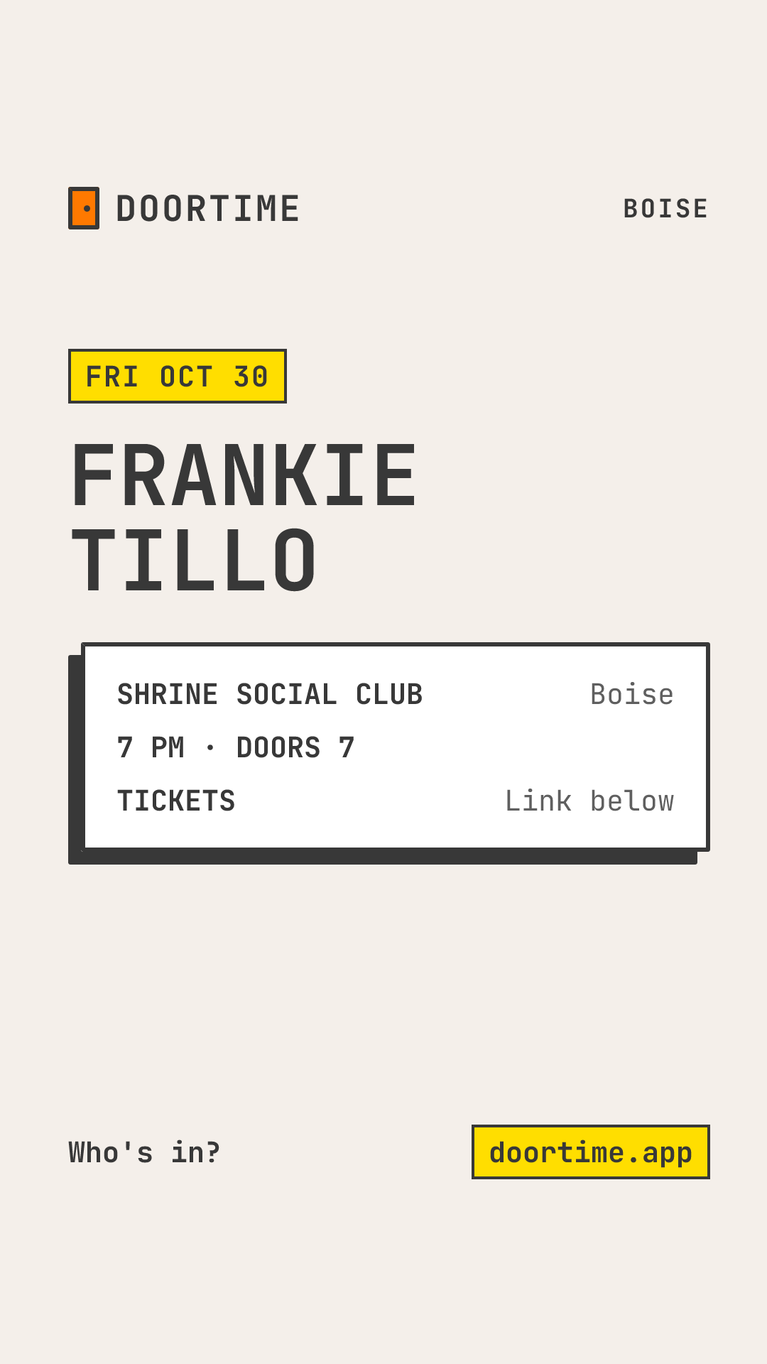 Instagram Story card