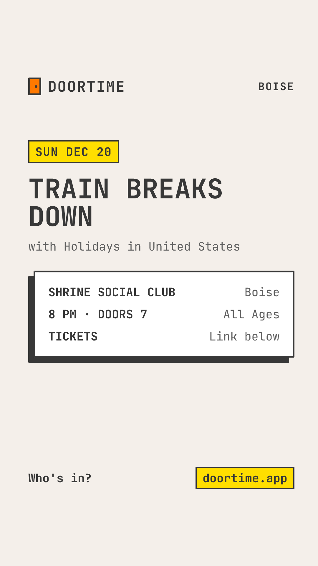Instagram Story card